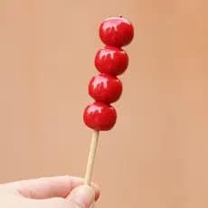 Chinês bonito vermelho colorido Rock doces cristalizado cabaça geladeira adesivos Mini modelo ímãs criativo casa geladei