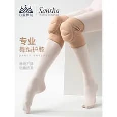 Sansha frança sansha dança joelheiras dança dedicada feminino masculino joelho ajoelhado prática dança étnica Ballet
