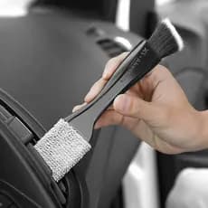 Escova de remoção de poeira do carro ar condicionado saída de ar suprimentos interiores enciclopédia fenda limpeza de po