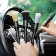 Ferramenta de lavagem de essência de beleza do carro detalhe escova Interior do carro lacuna remoção de poeira ferrament