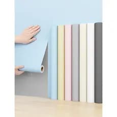 Papel de parede de cor sólida auto-adesivo impermeável à prova de umidade adesivos de parede papel de parede doméstico a