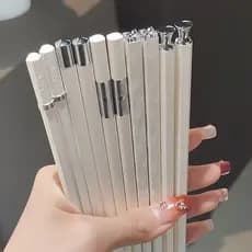 Pauzinhos estilo nórdico doméstico high-End novo estilo resistente a altas temperaturas uma pessoa um pauzinhos de mesa