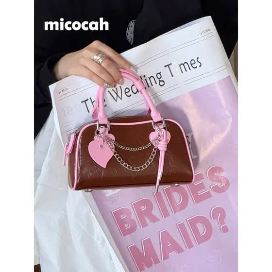 Micocah {Running Sweetheart} Bolsa Feminina Bolsa de Nicho Bolsa Feminina Bolsa Mensageiro de Ombro Bolsa Boston