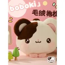 Boboki genuíno mercadoria autorizada travesseiro de pelúcia bonito boneca sofá almofada aniversário boneca dormir brinqu