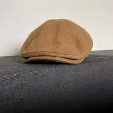 Chapéu masculino primavera outono estilo Hong Kong boné de pico versão coreana na moda meia-idade jovem boina feminina C