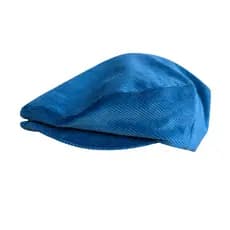 Primavera verão azul chapéu de pico britânico Retro frente chapéu elegante All-Match artesanal chapéu quadrado rosto for