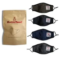 Presente genuíno Harris Tweed Harris Tweed Harris Tweed Máscara de corte tridimensional quente à prova de frio