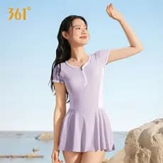 361 maiô feminino saia de uma peça estilo 2025 novo estilo adulto primavera quente estilo feminino cobrindo carne mais m