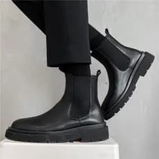 Martin botas masculinas outono inverno mais veludo plus Size sapatos masculinos 45 Chelsea botas 46 estilo britânico bot