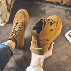 Martin botas masculinas forro de lã de inverno na moda botas gerais de alta qualidade Mid-top 2026 novo estilo sapatos m