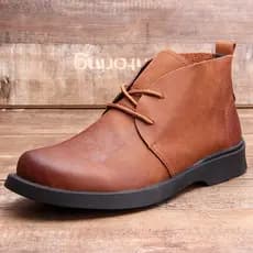 Novas botas Martin masculinas outono britânico sapatos masculinos de alta qualidade botas gerais botas curtas meados de