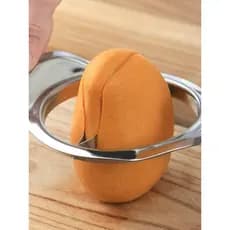 Criativo manga ferramenta de corte divisor frutas peeling manga faca núcleo removedor aço inoxidável Slicer peeling desc