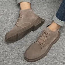 2022 novo estilo Martin botas masculinas Mid-High-Top botas estilo britânico moda All-Match macacão Retro Casual sapatos