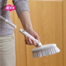 Satto japão condomínioto telha escova de cerdas duras piso do banheiro triângulo cabeça escova banheira escova limpeza e
