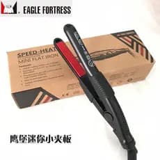 Eagle Castle Mini Tala Franja Pequena Placa Reta Curling Iron Maquiagem Artista Pequeno Dual-Use Portátil Masculino Ferr