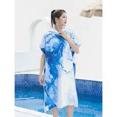 Toalha de banho de secagem rápida para viagem à beira-mar, toalha absorvente de praia, Fitness feminina, quente, portáti