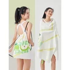 Mochila tipo toalha de banho de secagem rápida toalha absorvente de natação adulto piscina banho chuveiro de secagem ráp