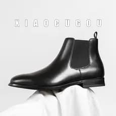 CHELSEA BOOT CHELSEA Botas Masculinas Outono Inverno Botas Martin de Cano Alto Botas Masculinas Estilo Britânico Botas C