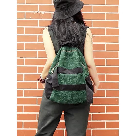 Chengxin mochila feminina bolsa feminina 2026 novo estilo moda Super quente mochila All-Match algodão linho mochila