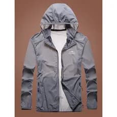 Protetor solar de seda gelo roupas masculinas Anti-ultravioleta pele roupas jaqueta masculina verão fino pesca protetor