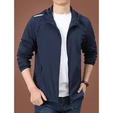 Protetor solar de seda gelo roupas masculinas verão fino jaqueta Casual pesca protetor solar roupas de pele masculina 20