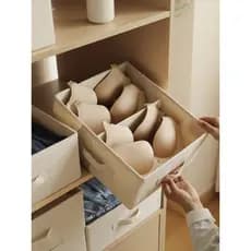 Caixa de armazenamento de gaveta de roupa interior meias sutiã organizar cesta de armazenamento compartimento de guarda-