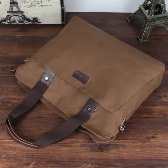 M/Amur Bolsa Masculina Bolsa Horizontal Casual Bolsa de Negócios Maleta de Lona Bolsa Mensageiro de Ombro Bolsa Casual