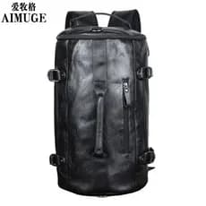 M/Amur Bolsa Masculina Moda Mochila Lazer Bolsa de Viagem Bolsa Escolar Mochila Balde Bolsa Masculina Moderna de Grande