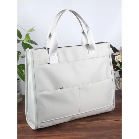 M/Amur Bolsa de moda com vários compartimentos Estilo influenciador Pasta de alto valor Bolsa de armazenamento de inform