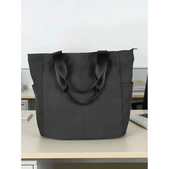 Novo estilo bolsa professor bolsa de lona bolsa de ombro feminina sacola de pano de grande capacidade bolsa literária Ca