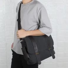 M/Amur Bolsa De Lona Masculina Bolsa Mensageiro Casual Bolsa De Ombro Mochila De Ombro Crossbody Bolsa Escolar De Estuda
