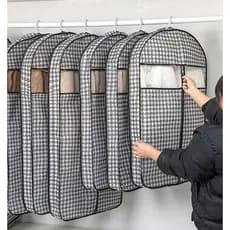 Casaco de caxemira de inverno capa Anti-poeira longo tridimensional pendurado roupas pele dedicado Blazer não tecido