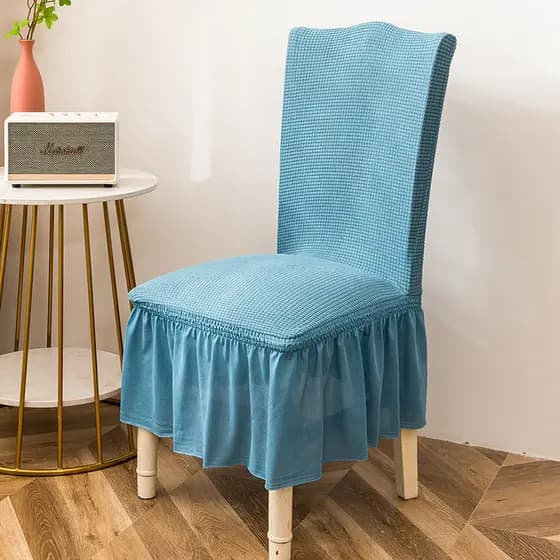 Capa para cadeira de mesa de jantar Saia de uma peça Sala de estar Hotel Four Seasons Capa elástica Universal para cadei