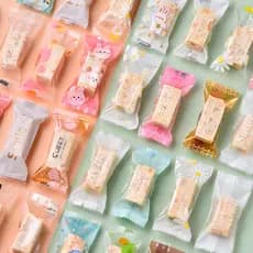 Leite data nougat máquina de papel de embrulho saco de vedação pequeno auto-vedante máquina de papel doce saco de vedaçã