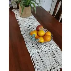 Ins Cross-Border nórdico tecido corda de algodão corredor de mesa macrame cobertor de mesa banquete de casamento decoraç