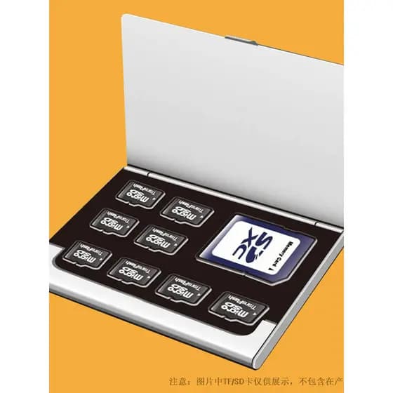 Caixa de armazenamento de cartão de memória do telefone móvel câmera SD grande cartão TF caixa de cartão de memória de M