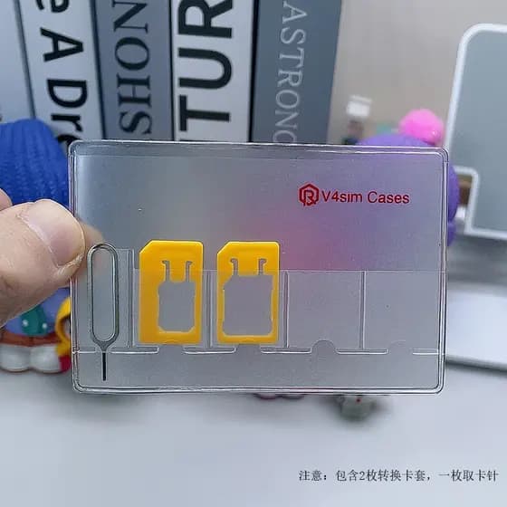 Saco de armazenamento de cartão sim do telefone móvel mini titular do cartão sim do telefone móvel nano sim bandeja de c