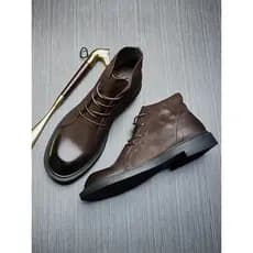 Martin botas masculinas de cano médio Retro botas britânicas botas curtas masculinas de cano baixo sapatos de couro genu