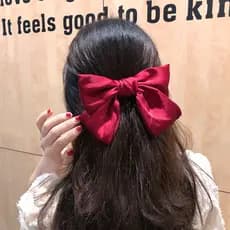 Grande arco cocar hairpin feminino coreano ins Zhou Yangqing mesmo estilo clipe superior hairpin borboleta vermelha aces