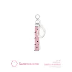 Tecido amor borboleta carro chaveiro menina saco requintado acessórios chave do carro criativo decorativo corrente prese