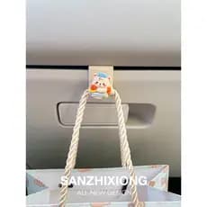 Bonito caixa de luva do carro gancho criativo carro Multi-função gancho interior Co-piloto saco interior