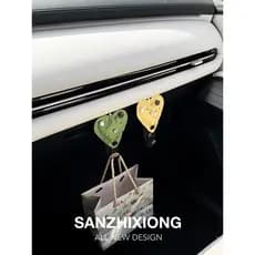 Amor carro gancho carro Co-piloto luvas de armazenamento de bagagem gancho criativo gancho de carro armazenamento de car