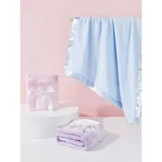 pequeno bebê crianças segurando cobertor flanela cor sólida cetim cobertor do bebê capa cobertor do bebê ar con