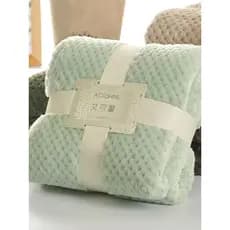 Cobertor de lã Coral para cochilo de escritório, cobertor pequeno, colcha, engrossado, quente, único, duplo, inverno, fl