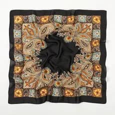 70 lenços quadrados pequenos ricos flor de caju lenços de seda lenços festivos Retro arte decoração pequenos cachecóis l