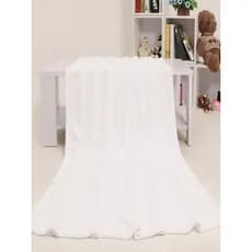 Cobertor branco cor sólida foto fundo cobertor Coral velo cobertor flanela folha de cama cobertor único duplo branco pur