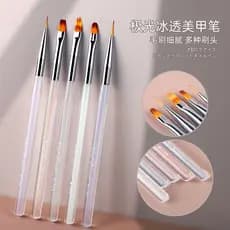Ins transparente Aurora cor manicure caneta manicure pintura caneta beleza conjunto profissional puxar linha ferramenta
