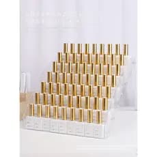 Manicure Multi-camada unha polonês cola expositor acrílico transparente caixa de armazenamento unha polonês armazenament