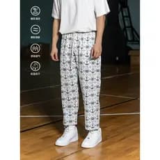 LUSHISI {Secagem rápida leve} Calças de treinamento retas esportivas da moda americana Basquete Dreamland Shadow Chasing