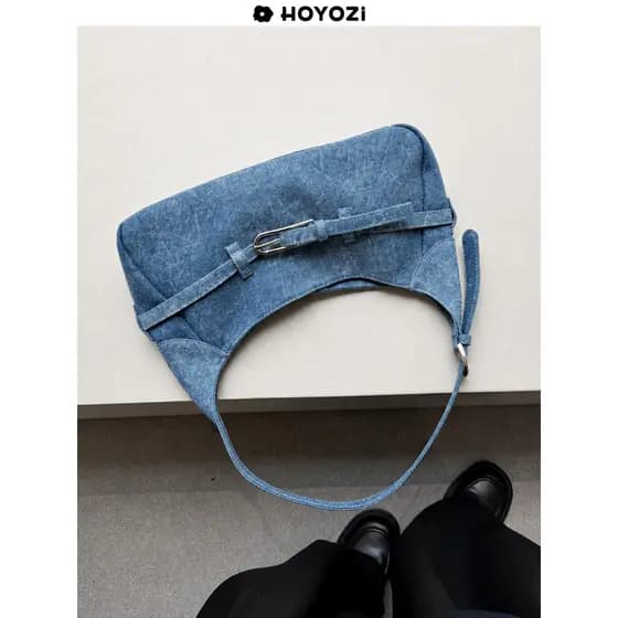 20/05: 00 HOYOZI Novo produto 2026 Bolsa jeans para axilas [Bolsa Xiaoyoujia]